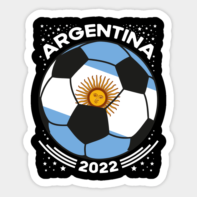 Argentina Flag Soccer Football Team Sticker by mcoshop